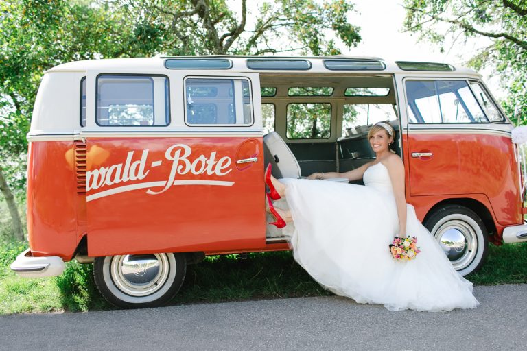 VW Bus oldtimer Hochzeit